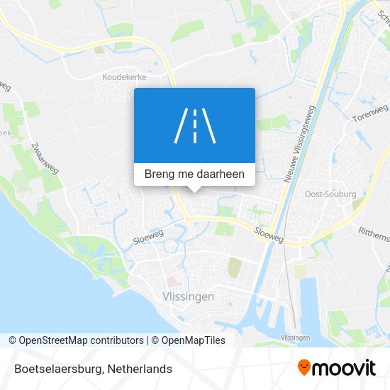 Boetselaersburg kaart