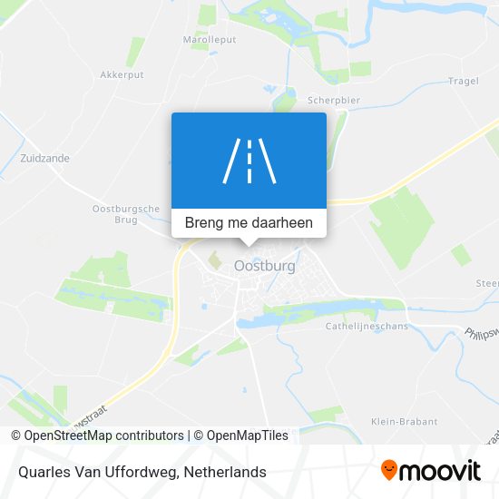 Quarles Van Uffordweg kaart