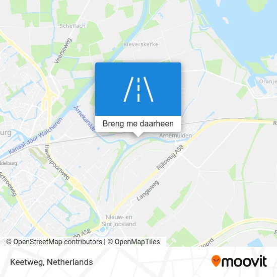 Keetweg kaart