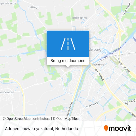 Adriaen Lauwereyszstraat kaart