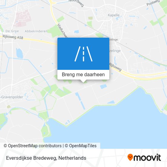 Eversdijkse Bredeweg kaart