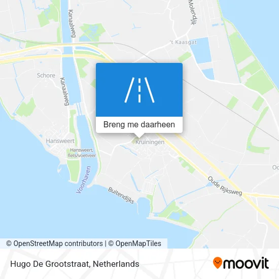 Hugo De Grootstraat kaart