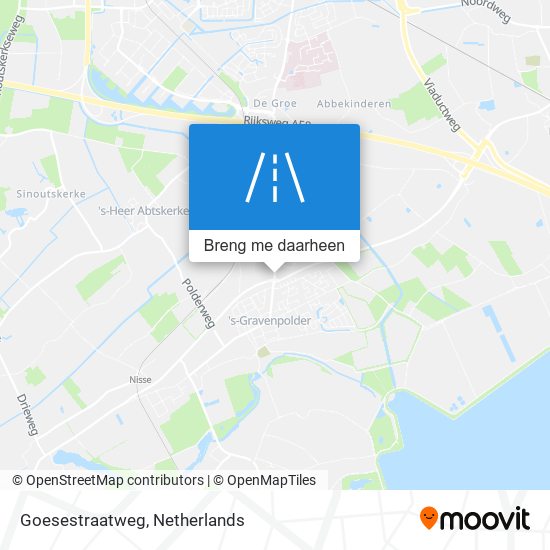 Goesestraatweg kaart