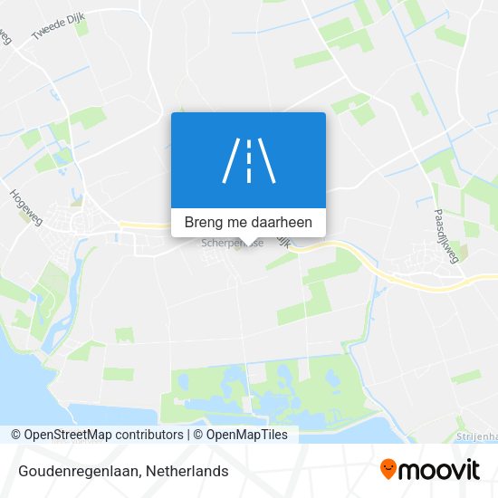 Goudenregenlaan kaart