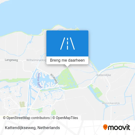 Kattendijkseweg kaart