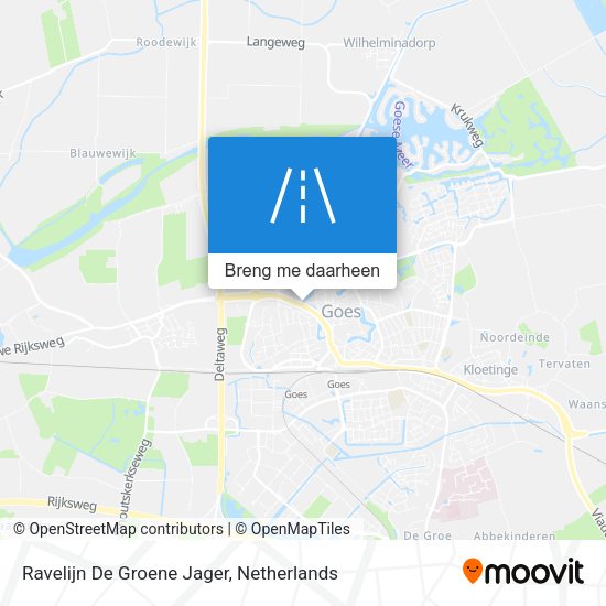 Ravelijn De Groene Jager kaart