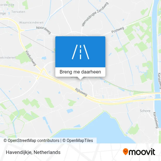 Havendijkje kaart