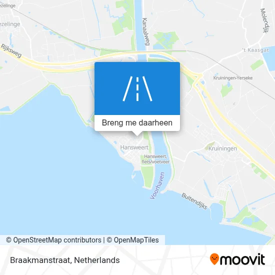 Braakmanstraat kaart