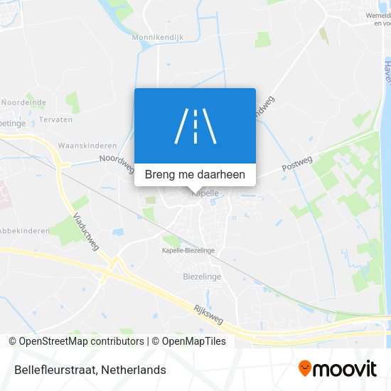 Bellefleurstraat kaart