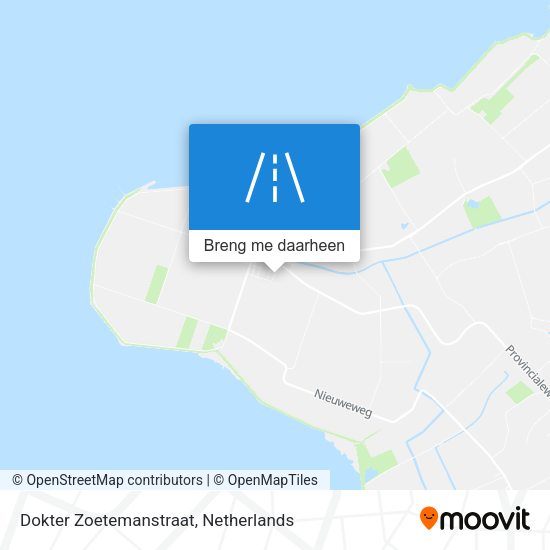 Dokter Zoetemanstraat kaart