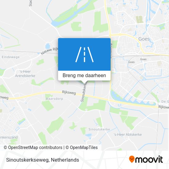 Sinoutskerkseweg kaart