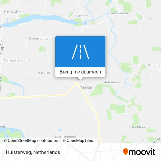 Hulsterweg kaart