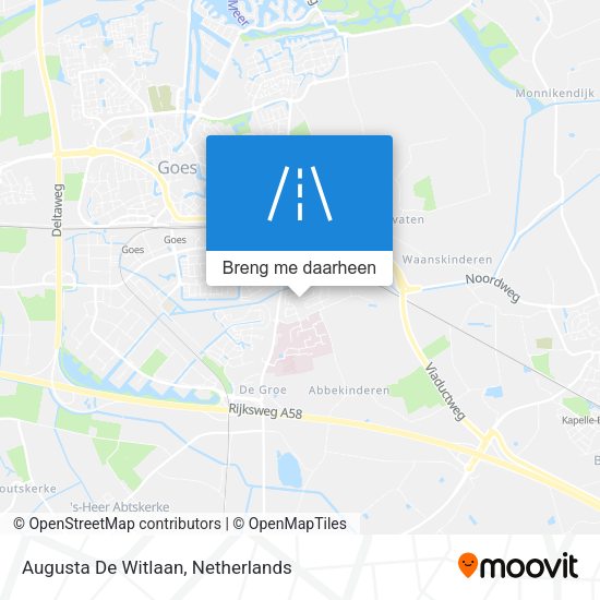 Augusta De Witlaan kaart