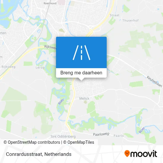 Conrardusstraat kaart