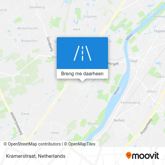 Kramerstraat kaart