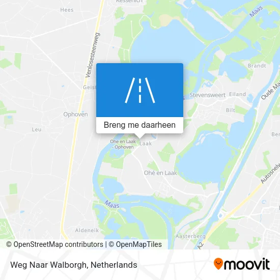 Weg Naar Walborgh kaart