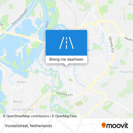 Vondelstraat kaart