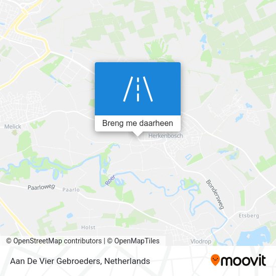 Aan De Vier Gebroeders kaart