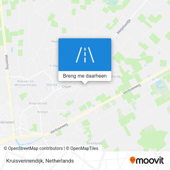 Kruisvennendijk kaart