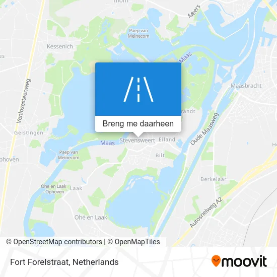 Fort Forelstraat kaart