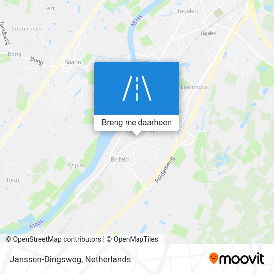 Janssen-Dingsweg kaart