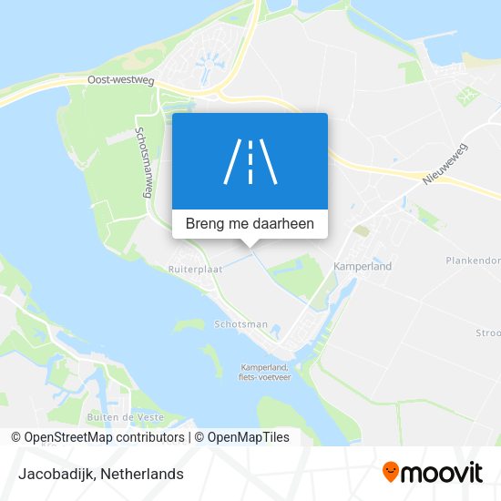 Jacobadijk kaart