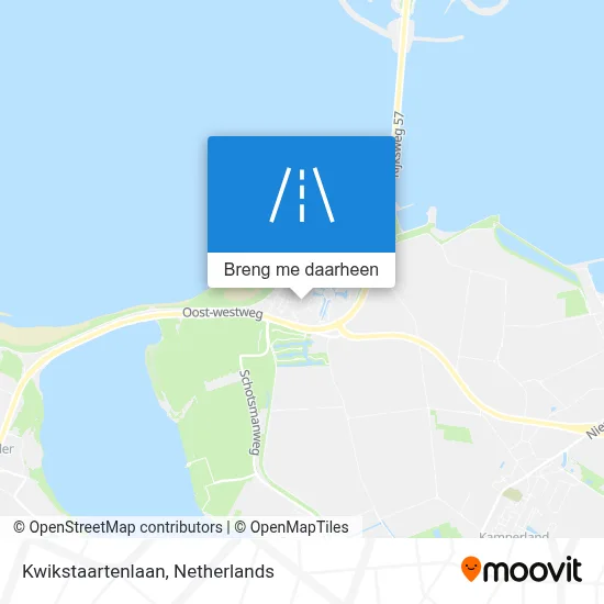 Kwikstaartenlaan kaart