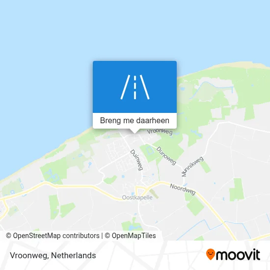 Vroonweg kaart