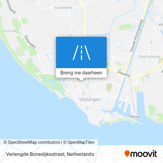 Verlengde Bonedijkestraat kaart