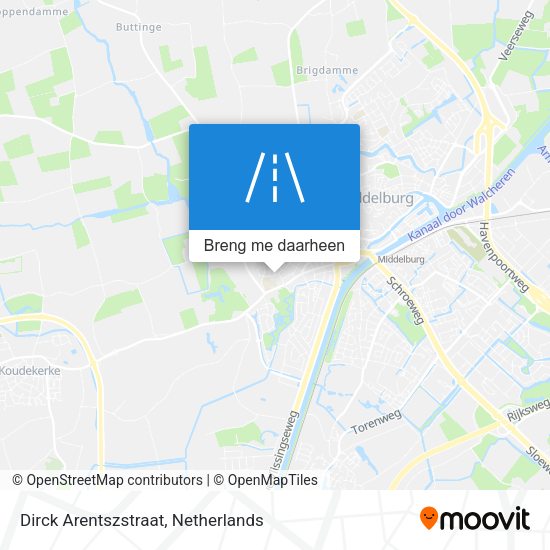 Dirck Arentszstraat kaart