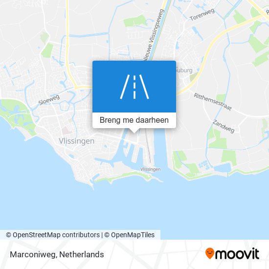 Marconiweg kaart
