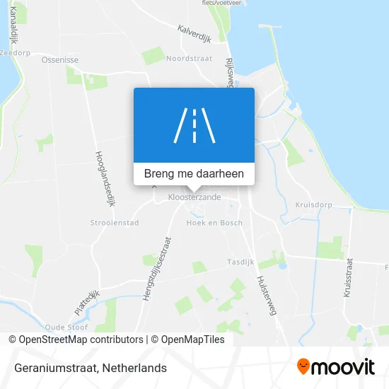 Geraniumstraat kaart