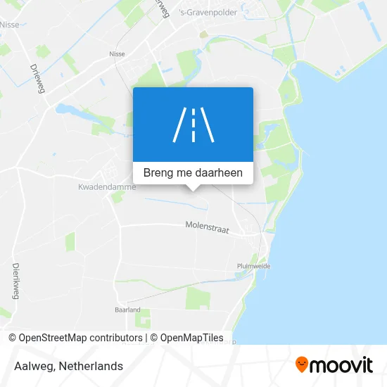 Aalweg kaart