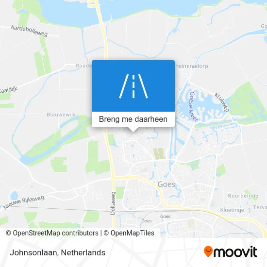 Johnsonlaan kaart