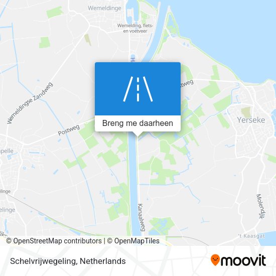 Schelvrijwegeling kaart