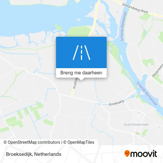 Broeksedijk kaart