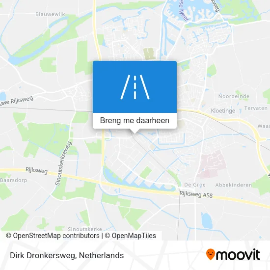 Dirk Dronkersweg kaart