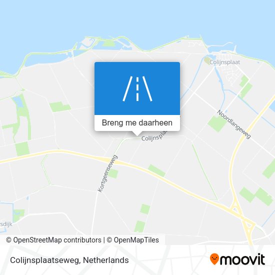 Colijnsplaatseweg kaart