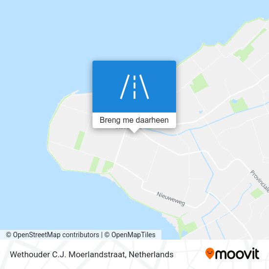 Wethouder C.J. Moerlandstraat kaart