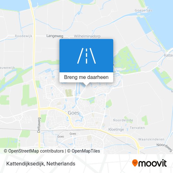 Kattendijksedijk kaart