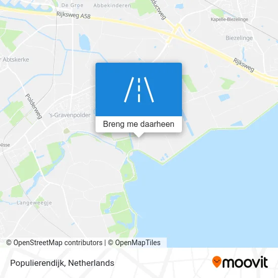 Populierendijk kaart