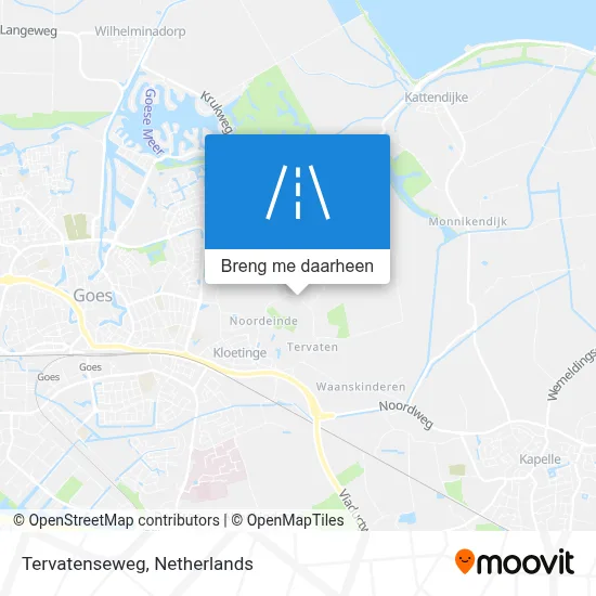 Tervatenseweg kaart