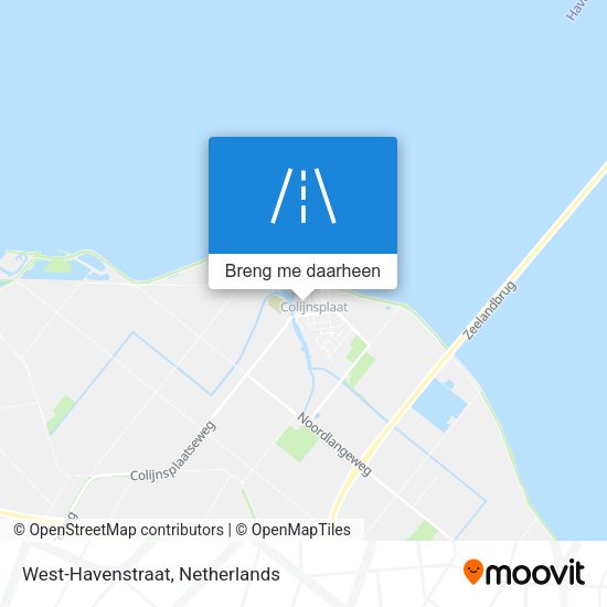 West-Havenstraat kaart