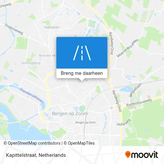 Kapittelstraat kaart