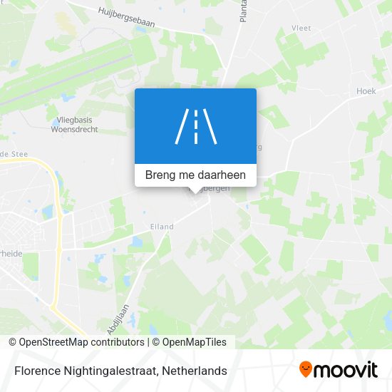 Florence Nightingalestraat kaart
