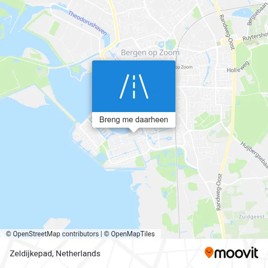 Zeldijkepad kaart