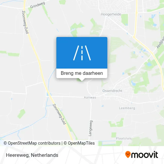 Heereweg kaart