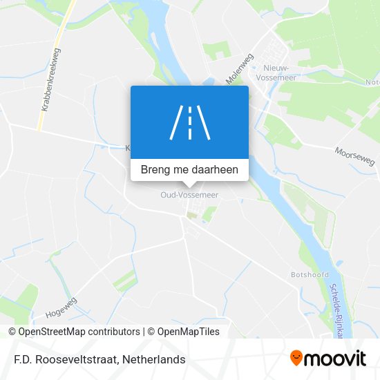 F.D. Rooseveltstraat kaart