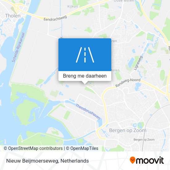Nieuw Beijmoerseweg kaart