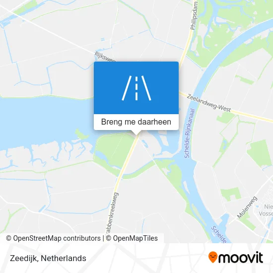 Zeedijk kaart